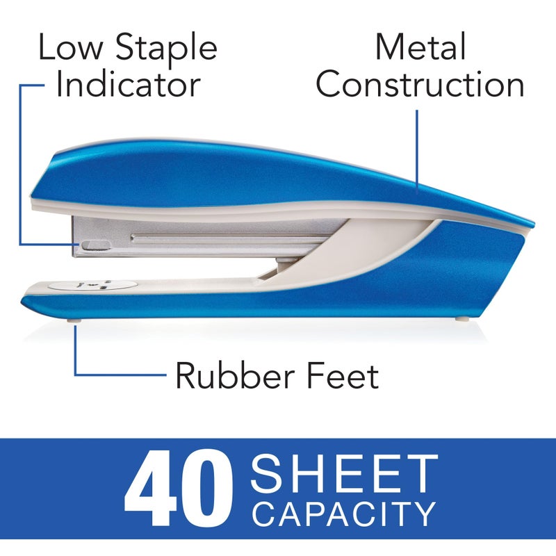 Swingline Stapler, NeXXt Series Wow, Desktop Stapler, 40 Sheet Capacity, Blue (55047036) - Image 4